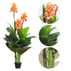 Artificial Banana Canna Tree Tropical Green Plant in Pot HomeOffice Outdoor Tree