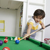 Mini Billiards Pool Table Wooden Tabletop Snooker Game Set Family Fun Game