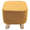 Small Square/Round Footstool Pouffe Sofa Stool Chair Velvet Fabric Padded Seat