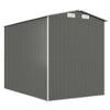 Garden Shed Grey 192x274x223 Galvanised Steel K8R3