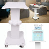 Beauty Trolley Cart Salon Storage Rolling Cart Dentist Wax Treatment Space Saver
