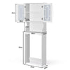 Over-The-Toilet Storage Cabinet 3-Tier Washing Machine Rack W/ Adjustable Shelf