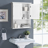 Bathroom Storage Cabinet Wall Mounted Vanity Storage Cupboard w/Adjustable Shelf