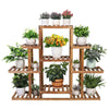 Small Medium Large Multi Tier Tiered Plant Stand Carbonized Shelf Holder Flower