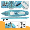 10/11.6 ft Adjustable Inflatable Surfboard Stand-Up SUP Inflatable Paddle Board