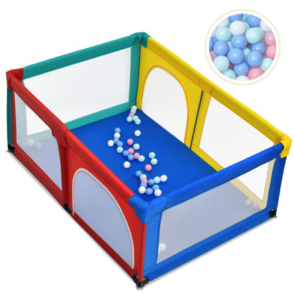 Baby Playpen Portable Kids Safety Yard Activity Center Colorful Infant Playard