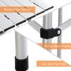 Portable Camping Table Folding Picnic Table Aluminum Roll Up Tabletop W/ Bag