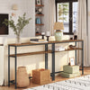 HOOBRO Console Table Hallway Table w/ Adjustable Shelves Sofa Table Side Table