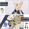 UK Luxery Pet Teepee Tent Dog Cat Bed Pet Houses with Thick Cushion & Blackboard