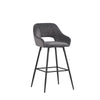1/2X Velvet Bar Stools Breakfast Chairs Bar Chairs High Counter Kitchen Stools