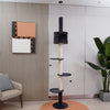 Floor to Ceiling Cat Tree Tower Climbing Activity Center with Condo 220-260cm