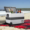 36/50L Car Fridge Portable Camping Picnic Travel Freezer Dual Zone Refrigerator