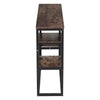 2 Tier Rustic Wooden TV Cabinet Stand Table Storage Shelf Unit Vintage Furniture