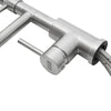 Kitchen Sink Mixer Taps Spring Pull Out Sprayer Commercial Dual Spout Swivel Tap