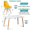 Dining Table and Chairs 4 6 Set Wooden legs Retro dining Room Chair Grey Kitchen