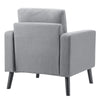 Modern Upholstered Accent Sofa Chair Button Tufted Armchair Leisure Lounge Chair