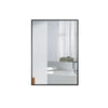 Wall Mirror Bathroom Bedroom with Black Metal Frame Wall Hunging Makeup Dressing