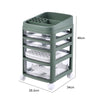 3/4/5/6 Rolling Drawers Storage Unit Jewellery School Study Table Top Under Desk