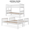 Triple Bunk Beds 3ft Single Bed Frame Wooden Double Bunk Bed For Kids Children