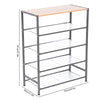 Shoe Rack 5 Tier Cabinet Storage Organiser Stand Shelf for Entryway Hallway