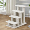 4-Step Pet Stairs for Cats and Dogs Carpeted Cat Scratching Post Pet Ramp