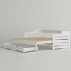 3FT Single King Size Daybed Cabin Bed Guest Bed Sofa Bed with Trundle & Drawer