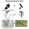 Foldable Golf Net Training Aid Practice Driving Net Cage System Hitting Chipping