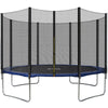 6FT 8FT 10FT 12FT 14FT Outdoor Garden Trampoline W/ Safety Net Enclosure Ladder