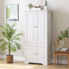 Tall Kitchen Pantry Large Storage Cupboard Cabinet Larder Shelves Dresser Unit