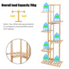 Tall Bamboo Wood Plant Stand Corner Plant Shelf Plant Table Display Railing Yard