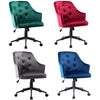 EMILE VELVET SWIVEL DESK STUDY HOME OFFICE COMPUTER CHAIR LIVINGROOM ARMCHAIR