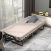 Folding Bed Rollaway Beds Portable Bed on Wheels W/ Memory Foam Mattress