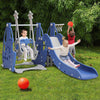 Kids Swing Slide Climber Basketball Hoop Set Toy Toddler Home Garden Playground