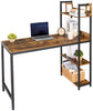 Industrial Metal Computer Desk Office/Study Desk Table with 3-layer Storage Rack