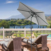 Large Garden Parasol 3M 2.7M Outdoor Patio Umbrella Sun Shade Canopy Tilt Crank