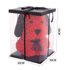 LED FOAM ROSE BEAR ARTIFICIAL FLOWER ROSE TEDDY BEAR DOLL FADDISH LOVE GIFT BOX