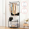 Clothes Rail Rack Garment Hanging Display Stand Coat Hat Shoe Storage Hook Shelf