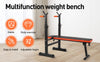 Panana Adjustable Weight Bench with Dip Station Heavy Duty Foldable Lift Bench