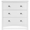 Sideboard Cabinet Chest of Drawers Storage 3 Drawers Anti-tipping Bedroom White
