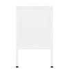 Industrial TV Cabinet Steel White Media Unit Stand Cupboard Console Sideboard
