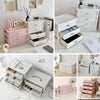 Stationery Organizer Clear Desktop Storage Container Drawer Makeup Stackable Box