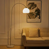 Retro Arch Design Reading Light Floor Lamp Dome Lampshade Marble Standing