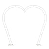 Heart Shape Arch Frame Wedding Stage Backdrop Flower Stand Balloons Archway Rack