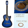 38in Beginner Acoustic Electric Cutaway Guitar with Case Premium Gloss Finish