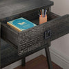 Bestirt Small Bedside Table w/ Drawer&Shelves for Bedroom Rustic Night Stand