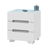 2/3 Drawers LED Bedside Tables Cabinets Wireless Charging Bedroom Furniture