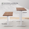 Electric Standing Desk Height Adjustable Desk Ergonomic Sit Stand Office Desk