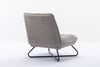 Modern Lounge Recliner Chair Sleeper Sofa Living Room Cinema Armless Chair Grey