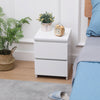 Modern Bedside Table Cabinet Nightstand Bedroom Furniture Storage w/2 Drawers