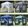 2X2m 3X3m Pop-up Gazebo Marquee Canopy Outdoor Garden Tent Pergolas Sun Shade